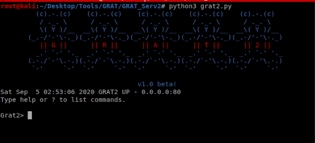 GRAT2 – Command And Control (C2) Project For Learning Purpose