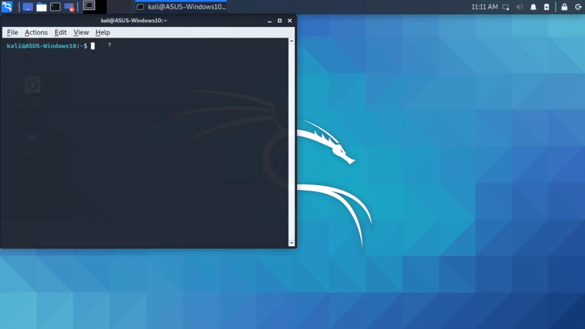 install kali linux windows 10