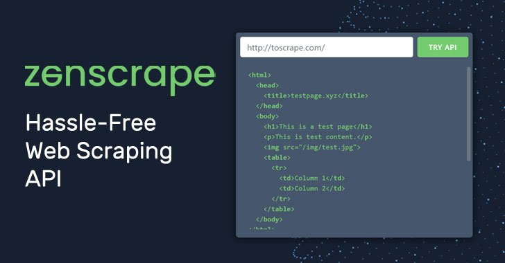 Zenscrape: A Simple Web Scraping Solution for Penetration Testers Zenscrape: A Simple Web Scraping Solution for Penetration Testers