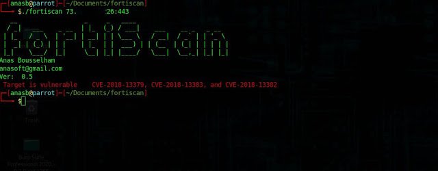 Fortiscan – A High Performance FortiGate SSL-VPN Vulnerability Scanning And Exploitation Tool Fortiscan – A High Performance FortiGate SSL-VPN Vulnerability Scanning And Exploitation Tool