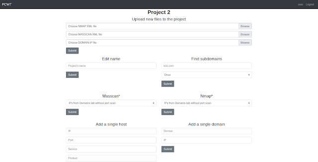 PCWT – A Web Application That Makes It Easy To Run Your Pentest And Bug Bounty Projects PCWT – A Web Application That Makes It Easy To Run Your Pentest And Bug Bounty Projects