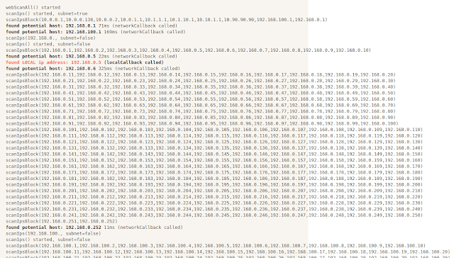 Webscan – Browser-based Network Scanner And local-IP Detection Webscan – Browser-based Network Scanner And local-IP Detection