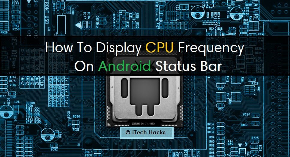 How To Display CPU Frequency In The Status Bar | CPU Monitoring Apps How To Display CPU Frequency In The Status Bar | CPU Monitoring Apps