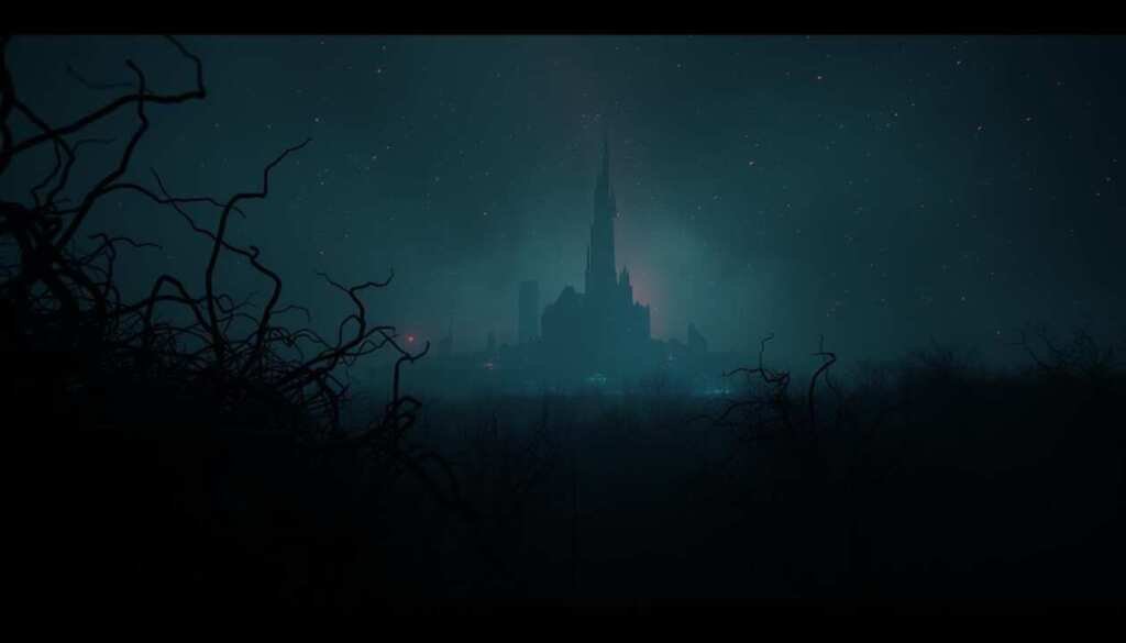 A vast, dark digital landscape, illuminated by the ominous glow of a rapidly spreading infostealer malware. In the foreground, a network of tendrils and vines, each representing a new infection, twisting and entwining as they consume sensitive data. In the middle ground, a towering, monolithic structure, its surface scarred by the relentless onslaught of these digital parasites. The background shrouded in an eerie, ethereal haze, hinting at the scale and pervasiveness of this growing threat. The scene is captured with a cinematic, high-contrast lighting, lending a sense of foreboding and the weight of the crisis at hand.