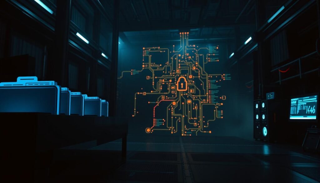 A dark, industrial directory structure, the center stage for a technical deep dive. The foreground features a sleek, minimalist directory interface with nested folders and files, illuminated by a cool, blue-hued lighting. In the middle ground, a complex web of interconnected data streams and security protocols, hinting at the intricate nature of the malicious APK analysis. The background is shrouded in a moody, atmospheric haze, conveying the seriousness and intensity of the subject matter. The overall composition evokes a sense of technical sophistication, cybersecurity, and the high-stakes world of malware analysis. A dark, industrial directory structure, the center stage for a technical deep dive. The foreground features a sleek, minimalist directory interface with nested folders and files, illuminated by a cool, blue-hued lighting. In the middle ground, a complex web of interconnected data streams and security protocols, hinting at the intricate nature of the malicious APK analysis. The background is shrouded in a moody, atmospheric haze, conveying the seriousness and intensity of the subject matter. The overall composition evokes a sense of technical sophistication, cybersecurity, and the high-stakes world of malware analysis.