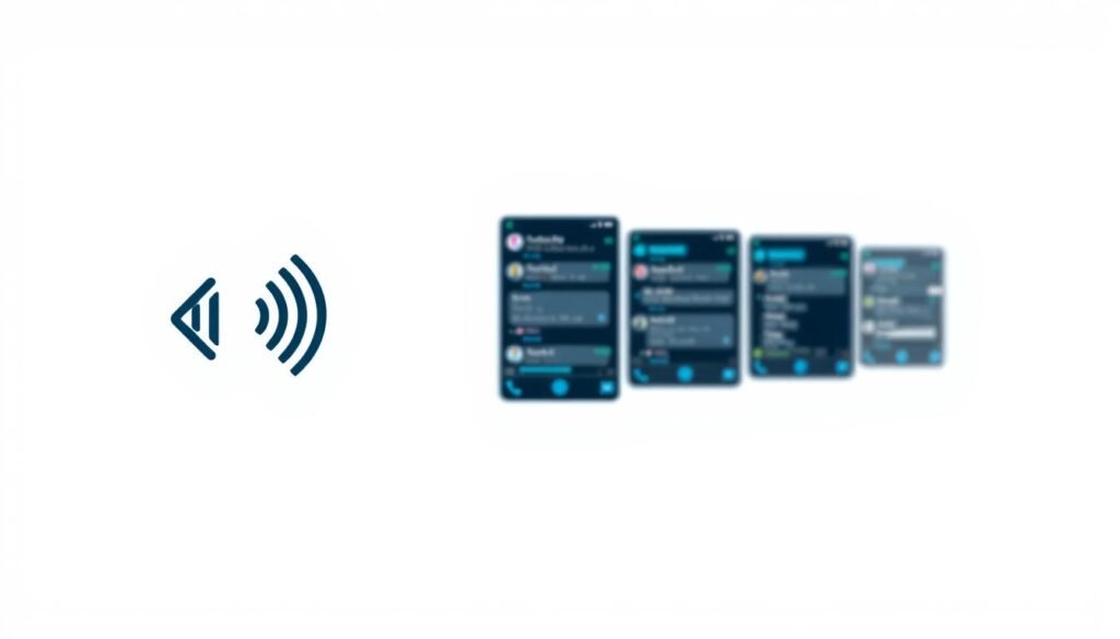 A pristine, minimalist illustration of the Signal messaging app. In the foreground, the Signal logo, a simple geometric icon with bold, distinctive lines, is elegantly rendered against a clean, white background, conveying a sense of sleek, modern design. In the middle ground, the app's user interface is depicted, with a series of chat windows showcasing the app's secure messaging capabilities, their appearance suggesting a seamless, intuitive user experience. The background is subtly blurred, allowing the focus to remain on the app's core functionality and design. The overall composition radiates a sense of privacy, security, and technological sophistication, perfectly aligning with the section title "Signal: the secure messaging app with social features".