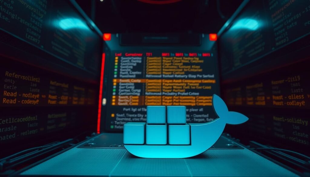 A secure, hardened Docker filesystem with multiple layers of protection. In the foreground, a Docker container's root filesystem, guarded by advanced security measures - SELinux, AppArmor, and seccomp profiles. In the middle ground, Docker volumes mounted with read-only and no-exec flags, safeguarding sensitive data. In the background, a well-organized directory structure, adhering to the principle of least privilege. Diffused lighting casts an aura of confidence, while the camera angle emphasizes the robustness of the system. The overall mood conveys a sense of unwavering security, ready to withstand the demands of a production environment. A secure, hardened Docker filesystem with multiple layers of protection. In the foreground, a Docker container's root filesystem, guarded by advanced security measures - SELinux, AppArmor, and seccomp profiles. In the middle ground, Docker volumes mounted with read-only and no-exec flags, safeguarding sensitive data. In the background, a well-organized directory structure, adhering to the principle of least privilege. Diffused lighting casts an aura of confidence, while the camera angle emphasizes the robustness of the system. The overall mood conveys a sense of unwavering security, ready to withstand the demands of a production environment.