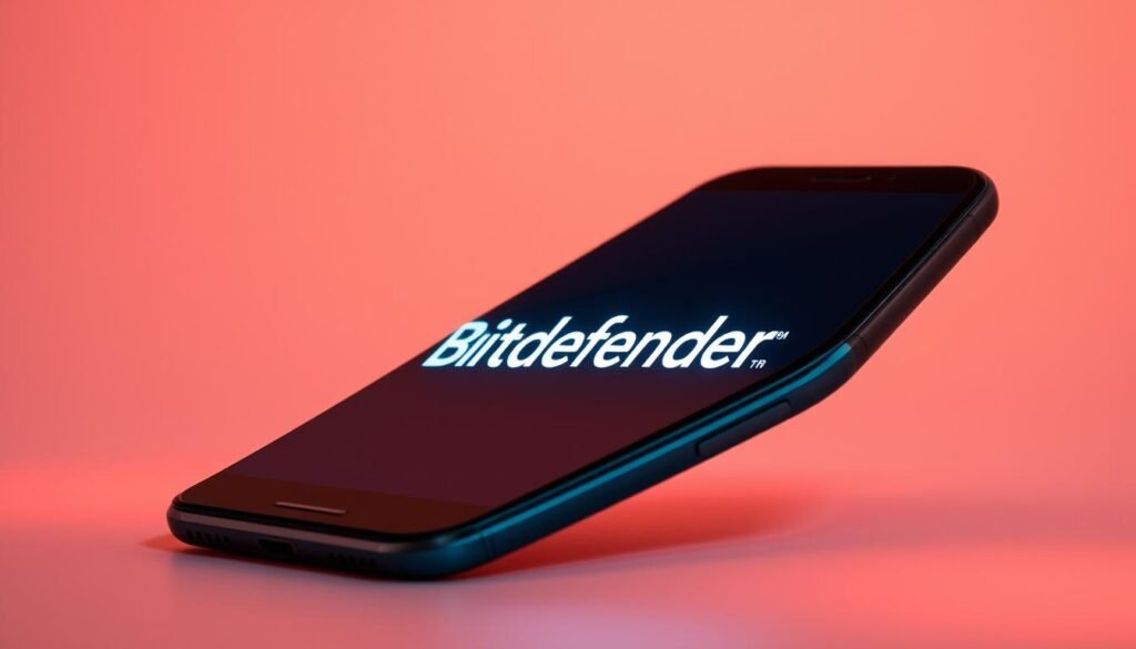A sleek, modern smartphone displaying the Bitdefender logo on its screen, surrounded by a soft, warm glow. The device is positioned prominently in the center, with a clean, minimalist background that highlights its elegant design. The lighting is directional, casting subtle shadows and highlights that accentuate the smartphone's curves and contours. The overall atmosphere conveys a sense of security, reliability, and trust, reflecting the quality and effectiveness of the Bitdefender Mobile Security app. A sleek, modern smartphone displaying the Bitdefender logo on its screen, surrounded by a soft, warm glow. The device is positioned prominently in the center, with a clean, minimalist background that highlights its elegant design. The lighting is directional, casting subtle shadows and highlights that accentuate the smartphone's curves and contours. The overall atmosphere conveys a sense of security, reliability, and trust, reflecting the quality and effectiveness of the Bitdefender Mobile Security app.