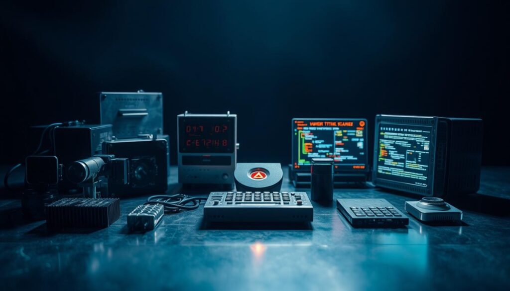 A striking close-up of a diverse array of security testing tools, meticulously arranged on a sleek, metallic surface bathed in dramatic low-key lighting. In the foreground, a powerful network sniffer, a vulnerability scanner, and a fuzzing tool stand out, their polished exteriors reflecting the intense scrutiny they will soon endure. In the middle ground, a web application penetration testing framework and a security orchestration tool sit side by side, ready to automate the intricate dance of probing and hardening APIs. The background is shrouded in shadows, hinting at the unseen threats these tools are designed to identify and mitigate, creating an atmosphere of vigilance and technical mastery. A striking close-up of a diverse array of security testing tools, meticulously arranged on a sleek, metallic surface bathed in dramatic low-key lighting. In the foreground, a powerful network sniffer, a vulnerability scanner, and a fuzzing tool stand out, their polished exteriors reflecting the intense scrutiny they will soon endure. In the middle ground, a web application penetration testing framework and a security orchestration tool sit side by side, ready to automate the intricate dance of probing and hardening APIs. The background is shrouded in shadows, hinting at the unseen threats these tools are designed to identify and mitigate, creating an atmosphere of vigilance and technical mastery.