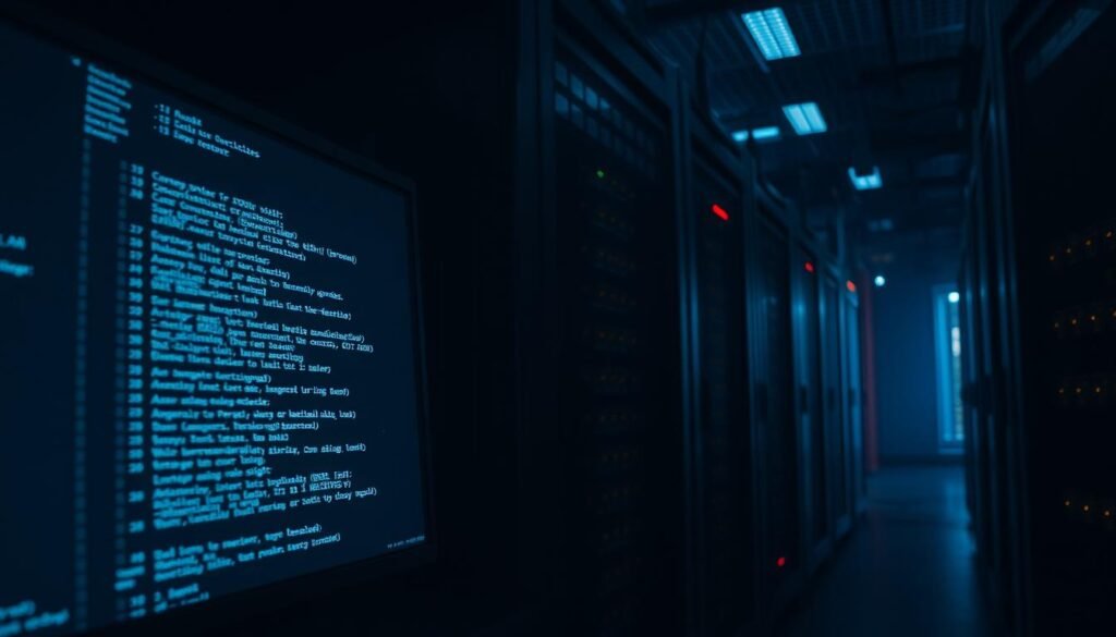 A dark and ominous data breach, where malicious lines of code infiltrate a website's defenses, like tendrils of shadow snaking through a digital landscape. In the foreground, a glowing computer screen displays the intricate workings of a SQL injection attack, its complex syntax and queries a stark contrast to the otherwise foreboding atmosphere. Surrounding the screen, a dimly lit server room, with looming racks of hardware and the faint glow of indicator lights, creating a sense of urgency and the need for immediate containment. The image conveys the gravity of the situation, the potential for data loss, and the critical importance of addressing this security vulnerability swiftly and effectively. A dark and ominous data breach, where malicious lines of code infiltrate a website's defenses, like tendrils of shadow snaking through a digital landscape. In the foreground, a glowing computer screen displays the intricate workings of a SQL injection attack, its complex syntax and queries a stark contrast to the otherwise foreboding atmosphere. Surrounding the screen, a dimly lit server room, with looming racks of hardware and the faint glow of indicator lights, creating a sense of urgency and the need for immediate containment. The image conveys the gravity of the situation, the potential for data loss, and the critical importance of addressing this security vulnerability swiftly and effectively.