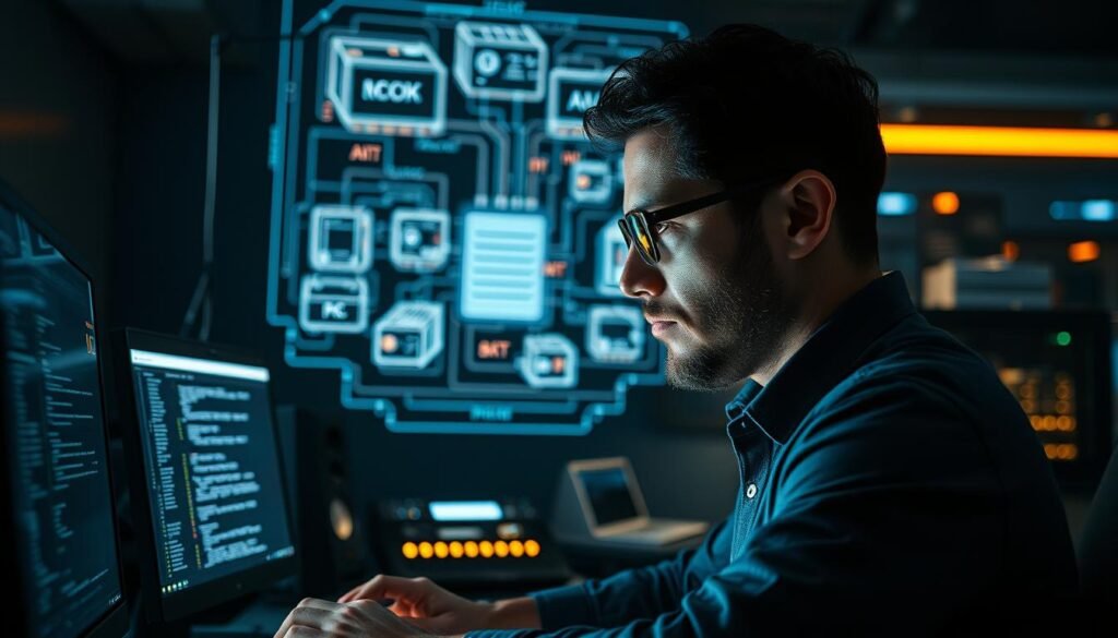 A dimly lit office space, the warm glow of a computer screen illuminating a focused engineer's face as they meticulously analyze system logs and network traffic. In the background, a holographic display showcases intricate diagrams of virtual machines and hypervisors, highlighting the complex infrastructure they're tasked with securing. The atmosphere is one of concentration and determination, reflecting the search intent of those seeking to master the art of cloud-based virtualization hardening. This Ultimate Guide is for the dedicated cloud professionals, the ones who relentlessly pursue the knowledge and skills to fortify their virtual fortress against the ever-evolving threats of the digital landscape. A dimly lit office space, the warm glow of a computer screen illuminating a focused engineer's face as they meticulously analyze system logs and network traffic. In the background, a holographic display showcases intricate diagrams of virtual machines and hypervisors, highlighting the complex infrastructure they're tasked with securing. The atmosphere is one of concentration and determination, reflecting the search intent of those seeking to master the art of cloud-based virtualization hardening. This Ultimate Guide is for the dedicated cloud professionals, the ones who relentlessly pursue the knowledge and skills to fortify their virtual fortress against the ever-evolving threats of the digital landscape.