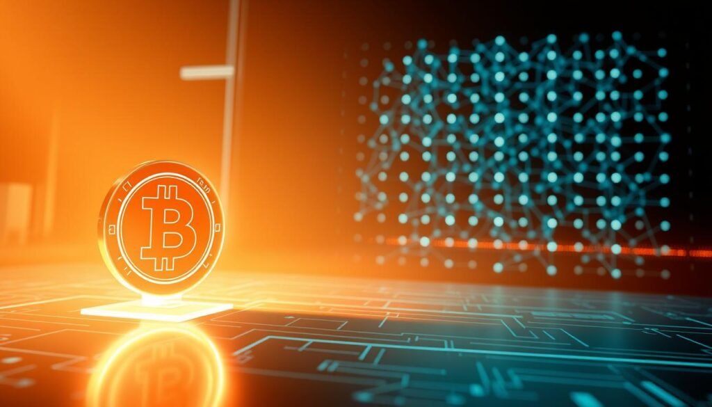 Centralized token issuance and validation practices, depicted with a futuristic and secure design. In the foreground, a digital token glows with a sleek, metallic sheen, symbolizing the secure nature of the process. The middle ground showcases a minimalist interface, with clean lines and a muted color palette, hinting at the efficient and streamlined validation process. In the background, a grid of interconnected nodes represents the decentralized network that underpins the token validation, with a subtle pulsing light effect to convey the dynamic and real-time nature of the system. The overall scene is illuminated by a soft, directional light source, creating a sense of depth and emphasizing the technological sophistication of the system.