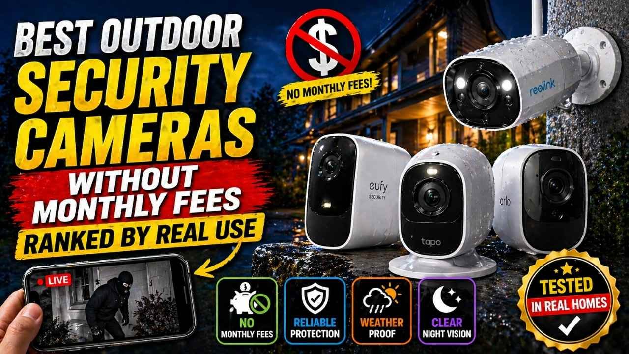 Best Outdoor Security Cameras Without Subscription That Are Actually Worth Buying
